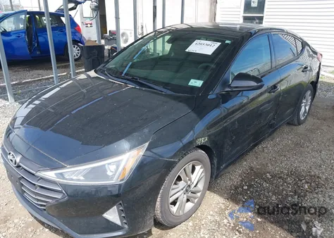 2019 Hyundai Elantra Sel z USA, uszkodzony, nr VIN 5NPD84LF2KH416977